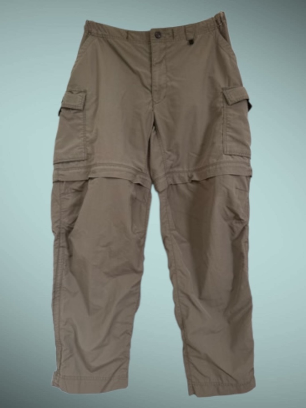 REI Unisex Convertible Hiking Pants Men's M, Womens 8/10 OD Green UPG 30 VGUC